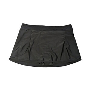 ACX (2X) Swim Skirt Black Separate Sporty Mini Skirt Plus Size (skortini)